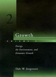 Growth. Vol. 2, Energy, the environment, and economic growth