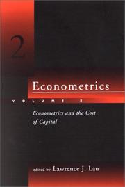 Econometrics and the cost of capital : essays in honour of Dale W. Jorgenson