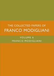 Cover of: The Collected Papers of Franco Modigliani, Volume 6 (Collected Papers of Franco Modigliani)