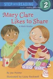 Cover of: Mary Clare likes to share