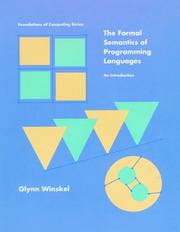 The formal semantics of programming languages : an introduction