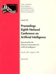 Cover of: AAAI-90: Proceedings of the 8th National Conference on Artificial Intelligence
