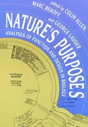 Nature's purposes : analyses of function and design in biology