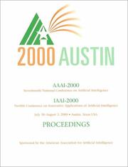 Cover of: AAAI-00: Proceedings of the 17th National Conference on Artificial Intelligence