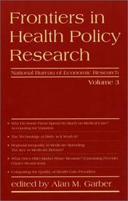 Frontiers in health policy research 31