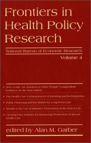 Frontiers in health policy research 4