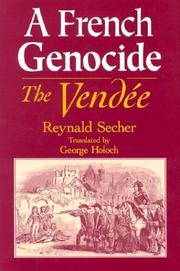 A French Genocide by Reynald Secher