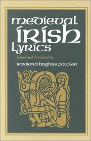 Cover of: Medieval Irish lyrics