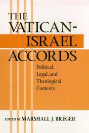 Cover of: The Vatican-Israel Accords: Political, Legal, and Theological Contexts