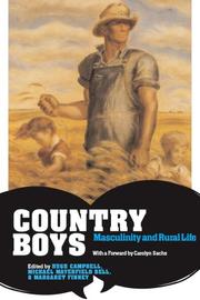 Cover of: Country Boys: Masculinity And Rural Life (Rural Studies Series)