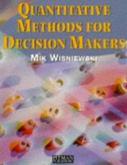 Quantitative methods for decision makers