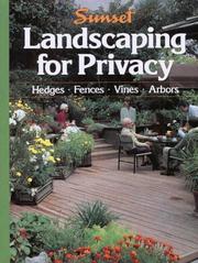 Cover of: Landscaping for privacy