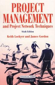 Project management and project network techniques