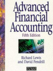 Cover of: Advanced Financial Accounting