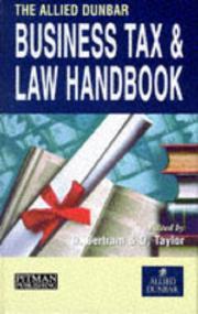 Allied Dunbar business tax and law handbook