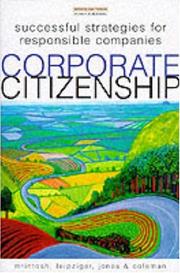 Cover of: Corporate Citizenship: Successful Strategies for Responsible Companies