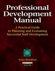 Professional development manual : a practical guide to planning and evaluating successful staff development
