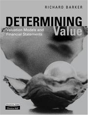 Determining value by Barker, Richard