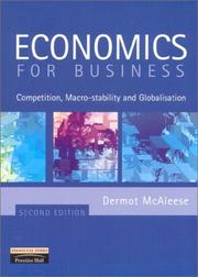 Economics for business : competition, macro-stability, and globalisation