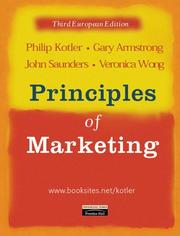Cover of: Principles of marketing by Philip Kotler ... [et al.].