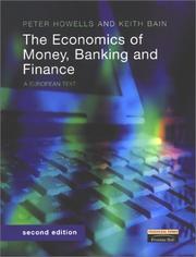 Cover of: The Economics of Money, Banking and Finance: A European Text