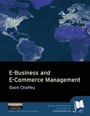 E-business and e-commerce management by Dave Chaffey
