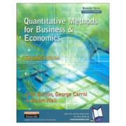 Quantitative methods for business and economics