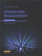 Cover of: Introduction to Operations Management (Modular Texts in Business & Economics)