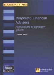 Corporate financial advisers : accelerators of company growth