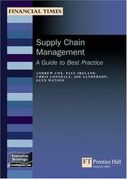 Supply chain management : a guide to best practice