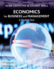 Cover of: Economics for Business & Management: A Student Text