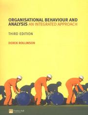 Organisational behaviour and analysis by Derek Rollinson