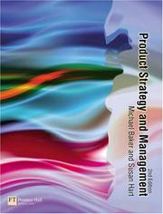 Cover of: Product Strategy and Management (2nd Edition) by Michael Baker, Susan Hart