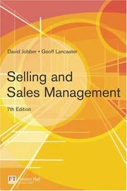 Selling and sales management