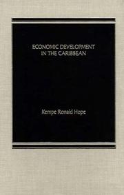 Cover of: Economic development in the Caribbean