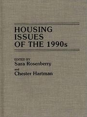 Cover of: Housing issues of the 1990s