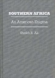 Cover of: Southern Africa: an American enigma