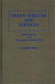 Urban shelter and services : public policies and management approaches