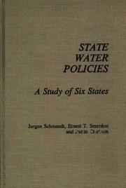 State water policies : a study of six states