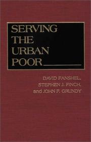Cover of: Serving the urban poor