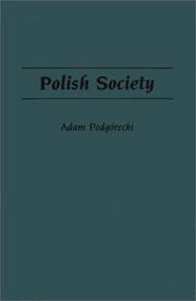 Cover of: Polish society