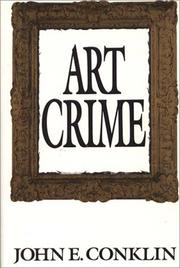 Cover of: Art crime