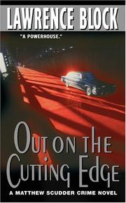 Cover of: Out on the Cutting Edge: A Matthew Scudder Crime Novel
