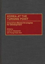 Korea at the turning point : innovation-based strategies for development