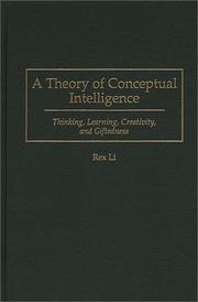 A theory of conceptual intelligence : thinking, learning, creativity, and giftedness