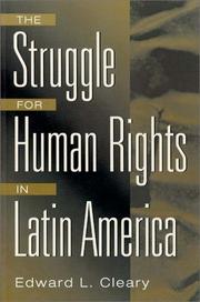 Cover of: The struggle for human rights in Latin America