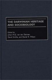 The Darwinian heritage and sociobiology