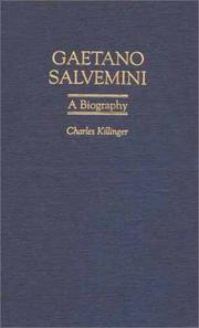 Gaetano Salvemini by Charles L. Killinger