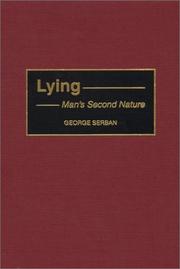 Cover of: Lying: Man's Second Nature