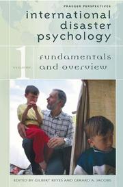 Handbook of international disaster psychology by Gilbert Reyes, Gerard A. Jacobs